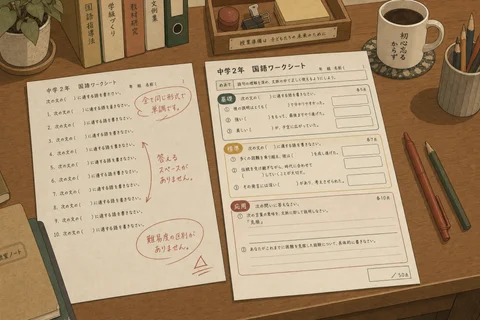 AIが作った教材はそのまま使えない？プロの手直しで変わる3つのポイント【3教科で実例】